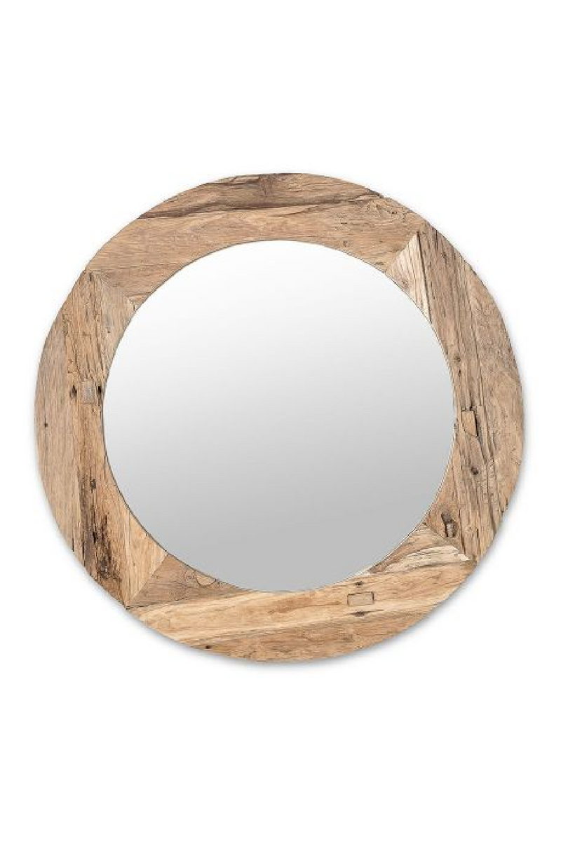 Wooden Round Mirror | Dareels Erosi | Woodfurniture.com!