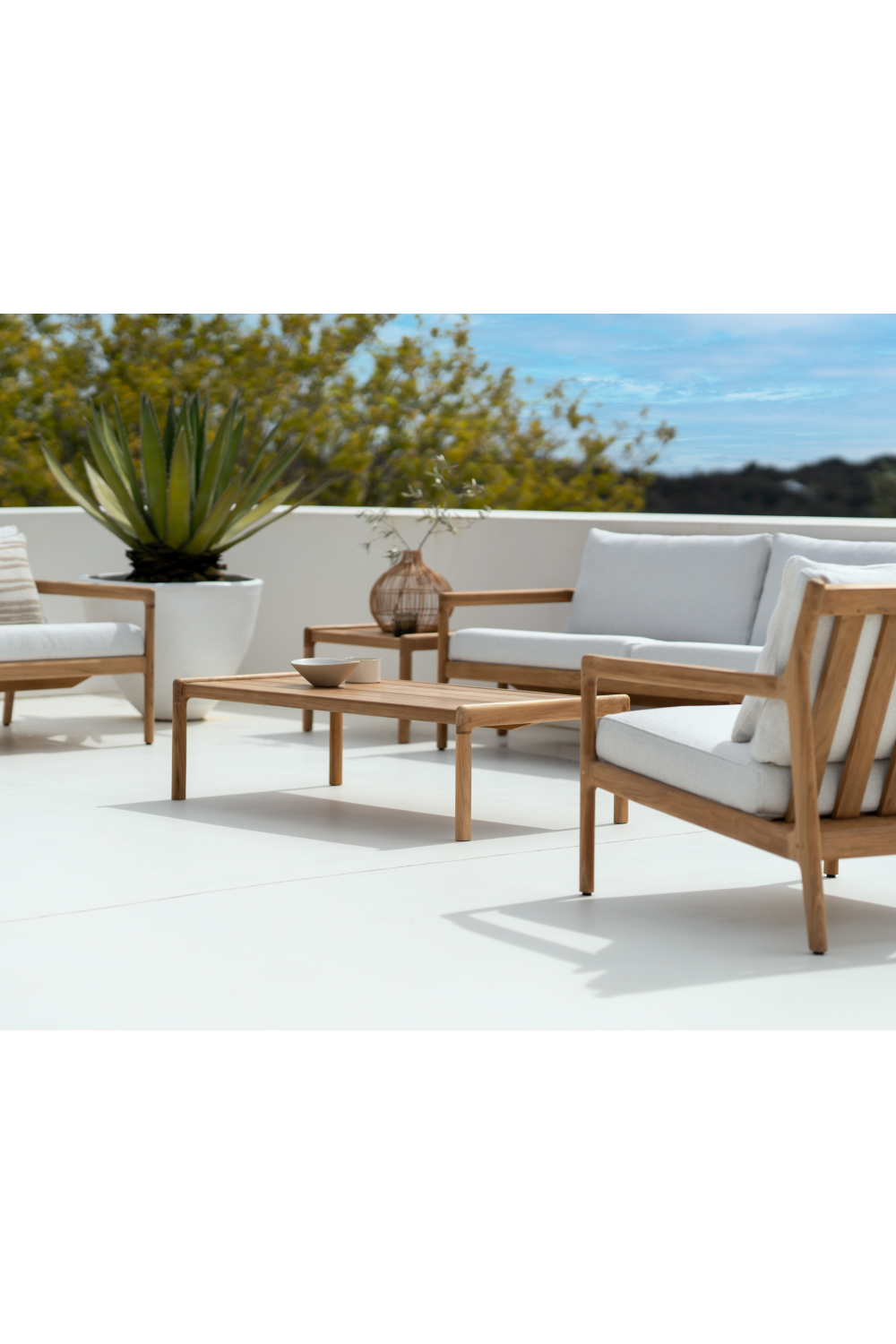 Teak Outdoor 3-Seater Sofa | Ethnicraft Jack