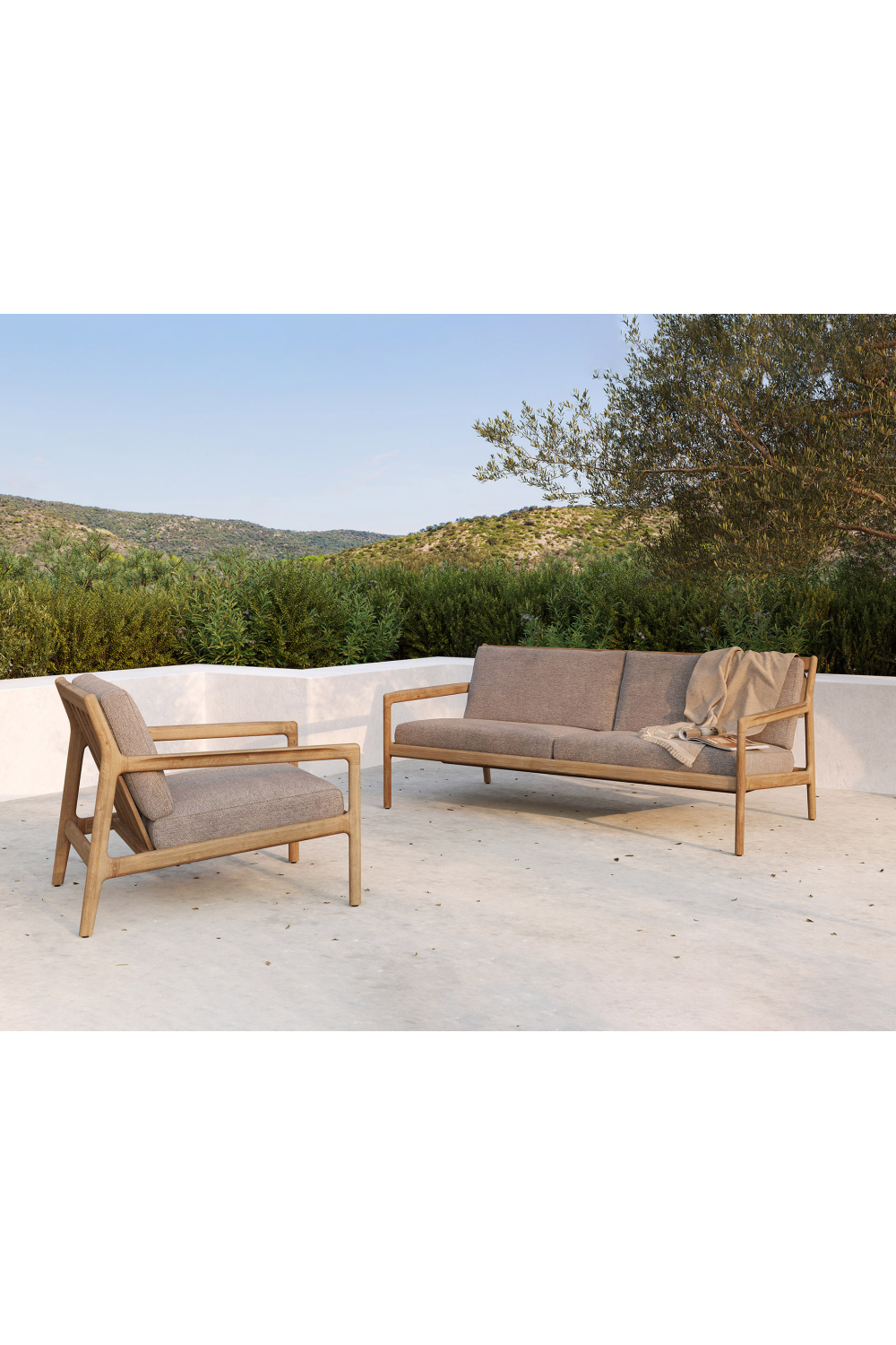 Teak Outdoor 2-Seater Sofa | Ethnicraft Jack