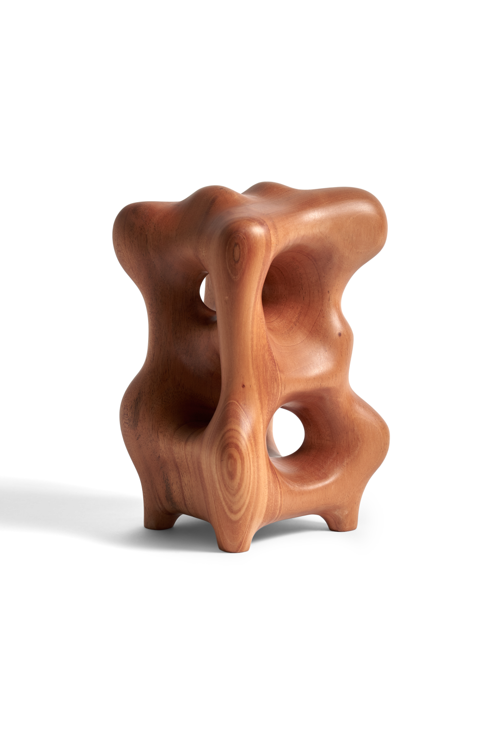 Varnished Sycamore Abstract Sculpture | Ethnicraft Organic | Woodfurniture.com