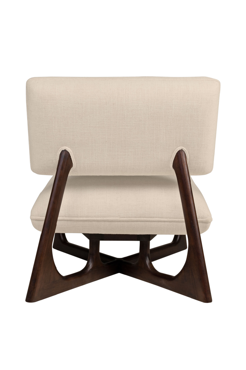 Beige Upholstered Lounge Chair | Versmissen Londa | Woodfurniture.com