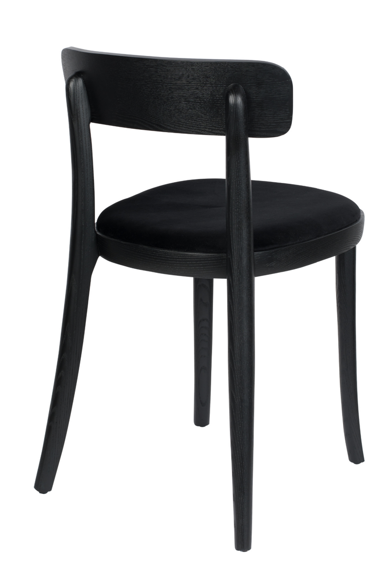 Black Mid-Modern Dining Chair (2) | Dutchbone Brandon | WoodFurniture.com