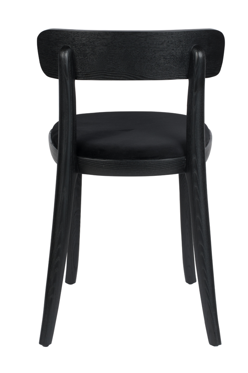 Black Mid-Modern Dining Chair (2) | Dutchbone Brandon | WoodFurniture.com