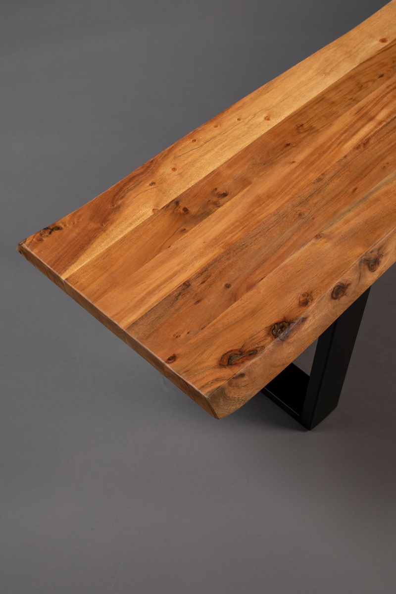 Solid Acacia Bench | Dutchbone Aka | Woodfurniture.com