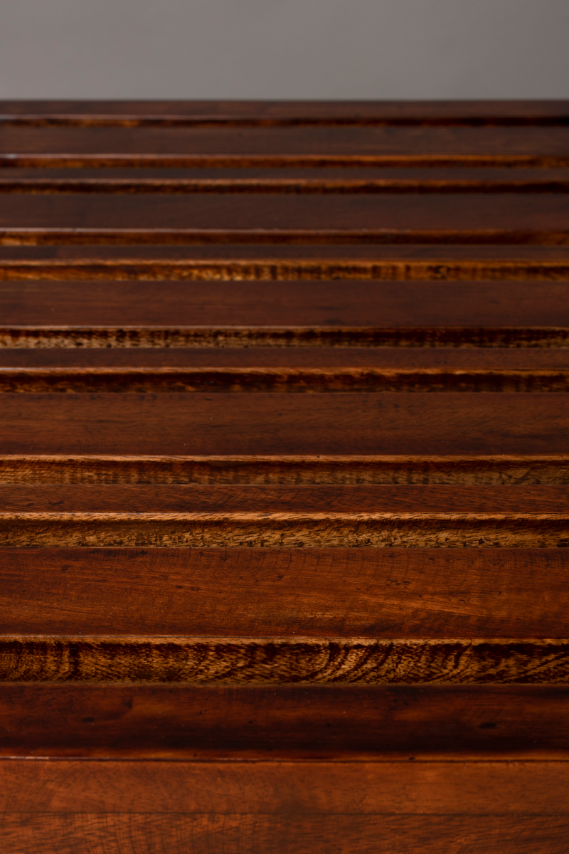 Mango Wood Slatted Bench | Dutchbone Jakub | Woodfurniture.com