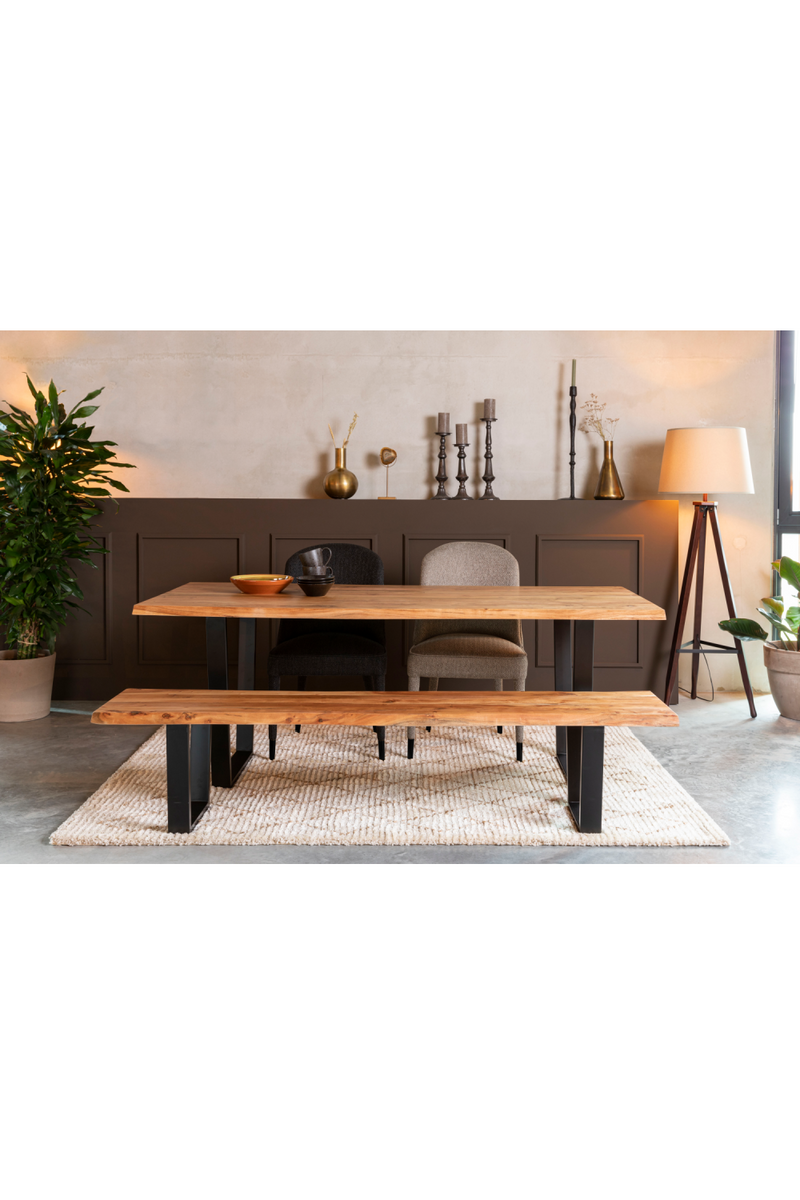 Solid Acacia Dining Table | Dutchbone Aka | Woodfurniture.com