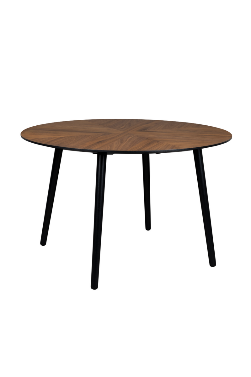 Round Wooden Dining Table | Dutchbone Clover |  Woodfurniture.com