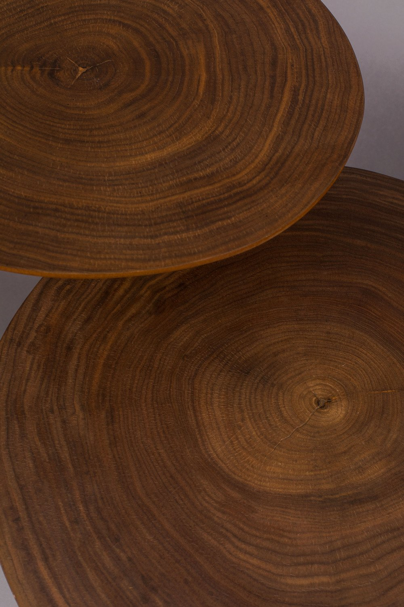 Nesting Walnut End Table | Dutchbone Mathison | WoodFurniture.com