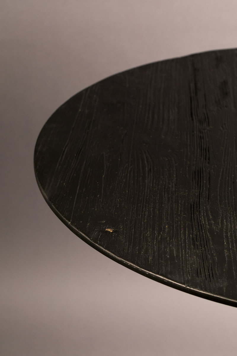 Black Round Counter Table | Dutchbone Braza  | WoodFurniture.com