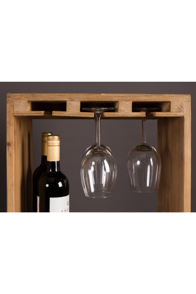 Tall Wooden Wine Cabinet | Dutchbone Claude | Oroatrade.com