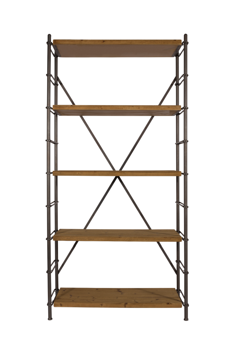 5-Shelf Storage Cabinet | Dutchbone Iron | Oroatrade.com