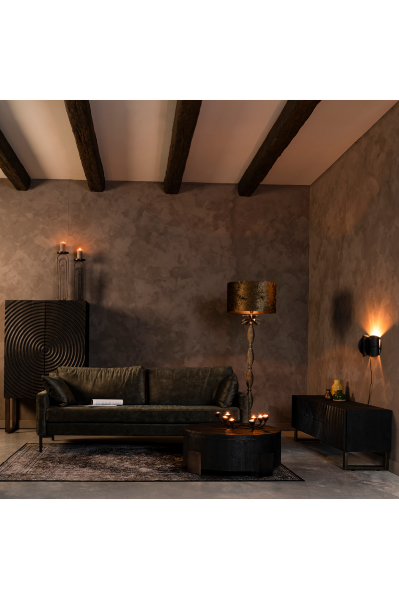 Black Acacia Modern Sideboard | Dutchbone Coals | Wood Furniture