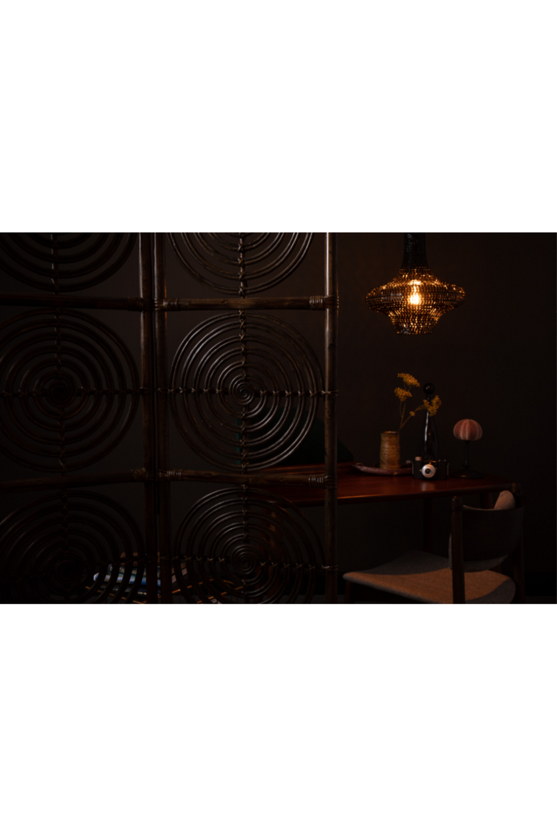 Brown Rattan Room Divider | Dutchbone Rumour | WoodFurniture.com