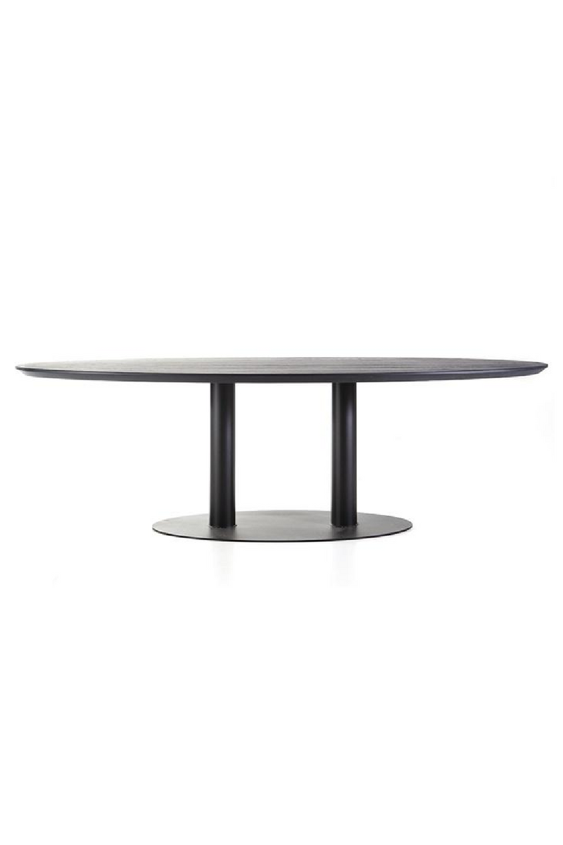 Black Oval Dining Table L | Eleonora Siera | Woodfurniture.com
