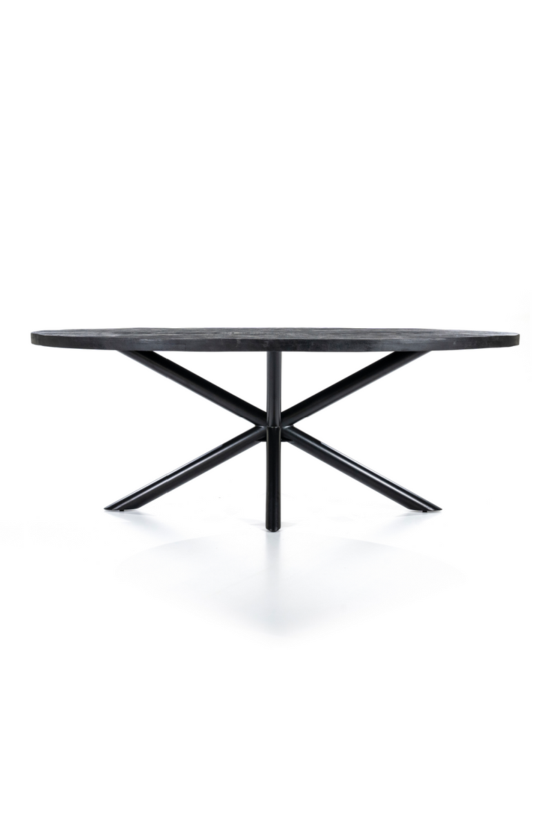 Oval Black Dining Table | Eleonora Oscar | Woodfurniture.com