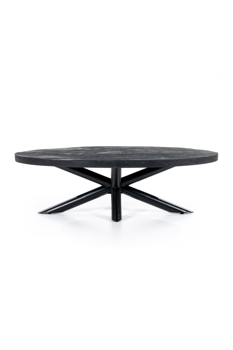 Oval Black Coffee Table | Eleonora Oscar | Wood Furniture