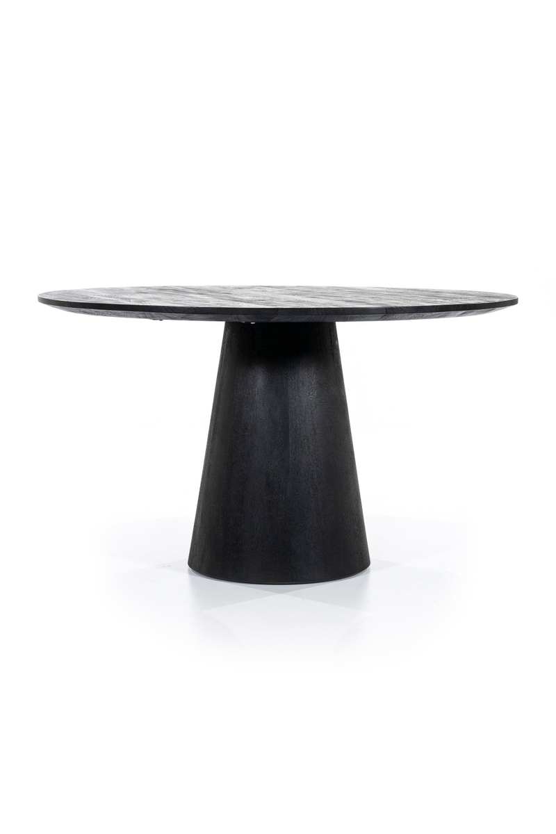Black Round Dining Table | Eleonora Aron | Woodfurniture.com