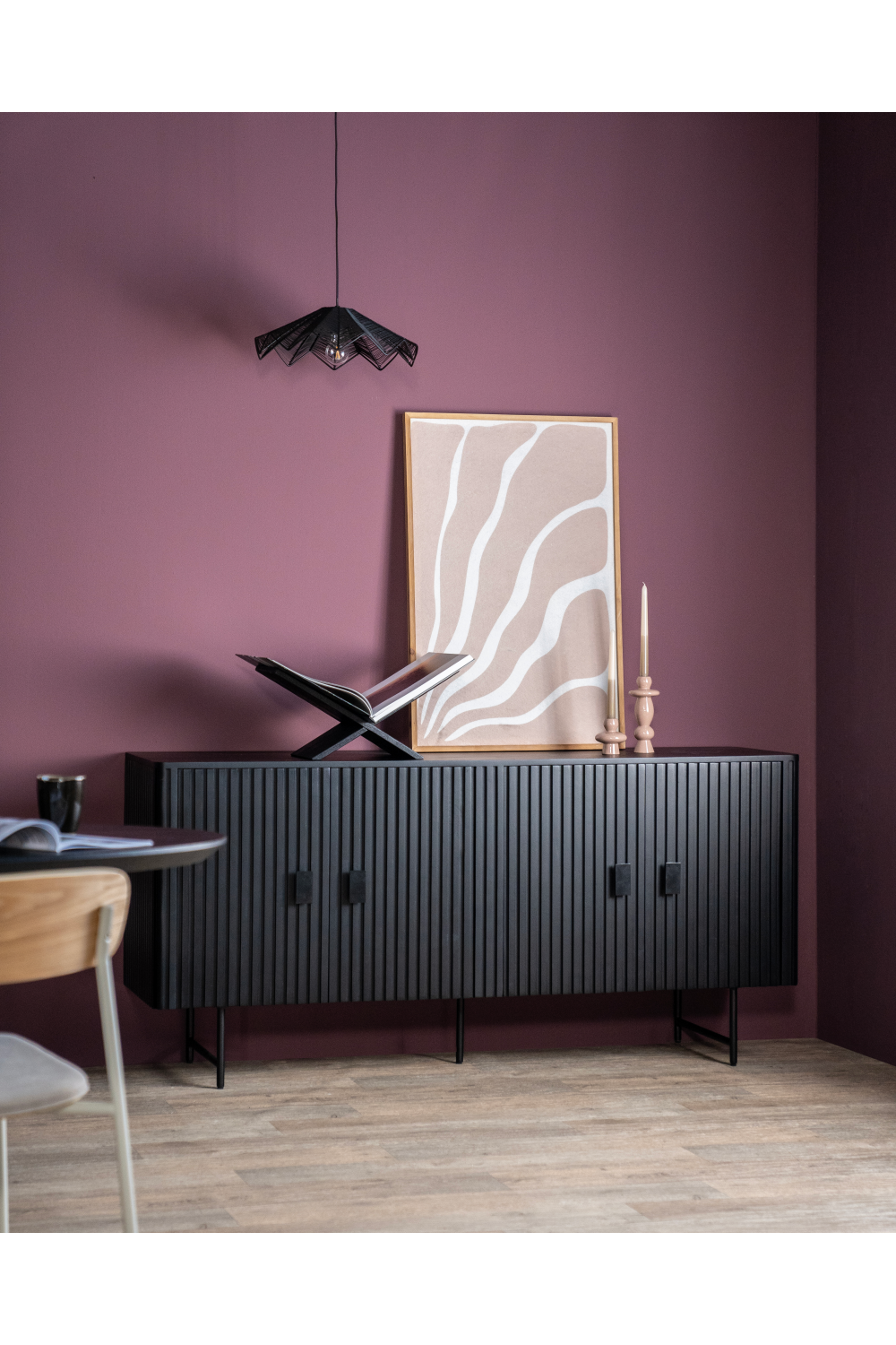 Wooden 4-Door Sideboard | Eleonora Remi | Woodfurniture.com