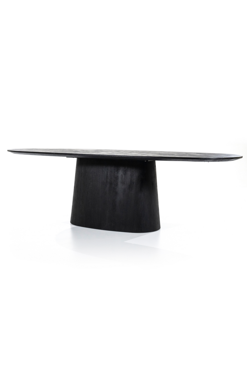 Mango Wood Pedestal Dining Table S | Eleonora Aron | Woodfurniture.com
