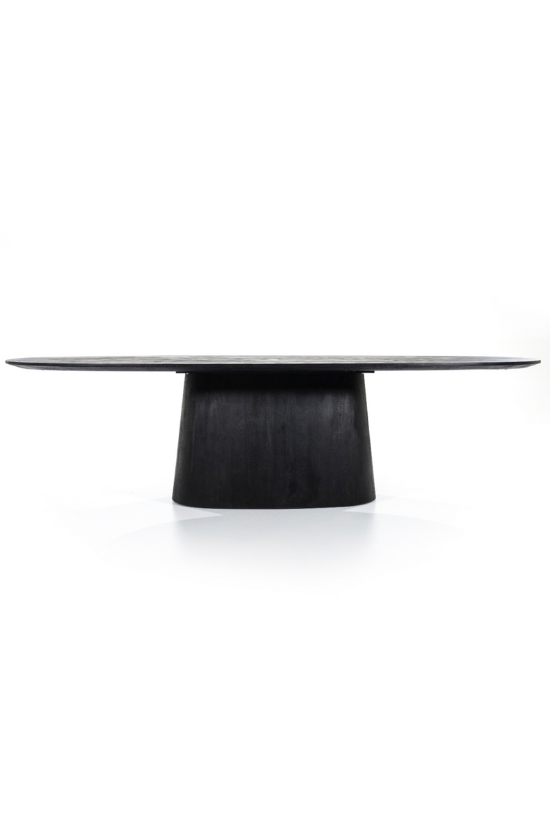 Mango Wood Pedestal Dining Table L | Eleonora Aron | Woodfurniture.com