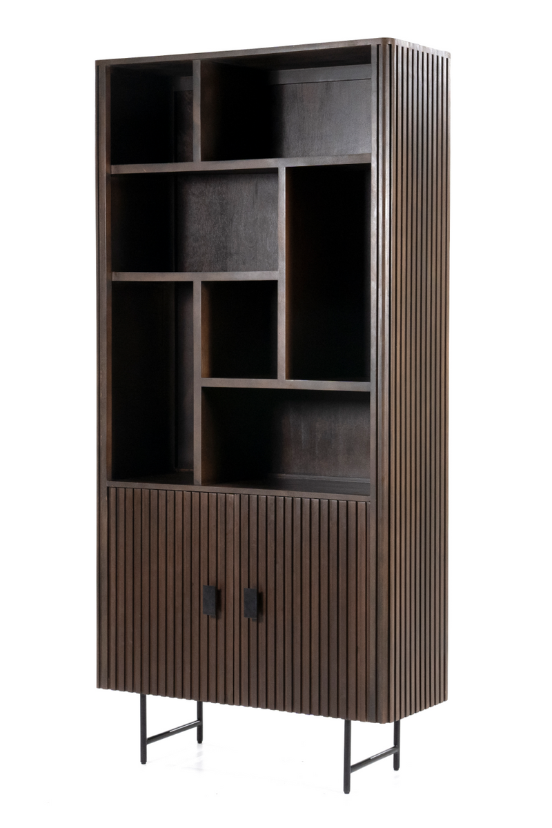 Brown Mango Wood Bookcase | Eleonora Remi | Woodfurniture.com