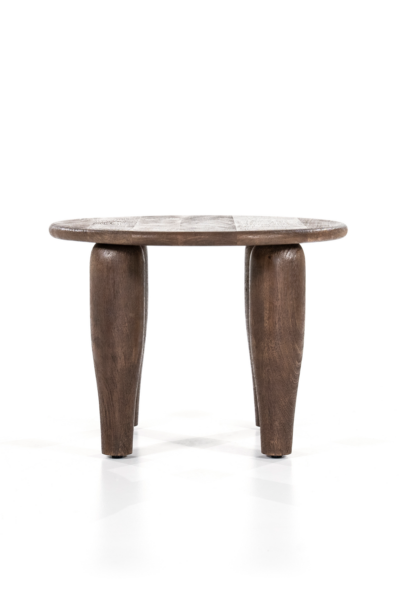 Mango Wood Round Coffee Table | Eleonora Amira  | Woodfurniture.com