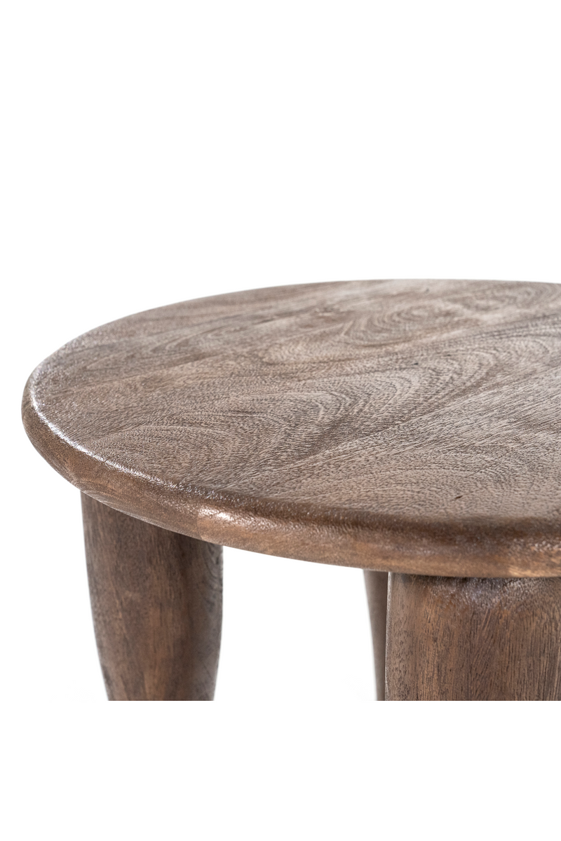 Mango Wood Round Coffee Table | Eleonora Amira  | Woodfurniture.com