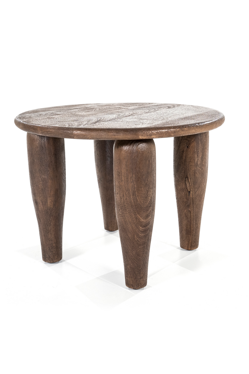 Mango Wood Round Coffee Table | Eleonora Amira  | Woodfurniture.com