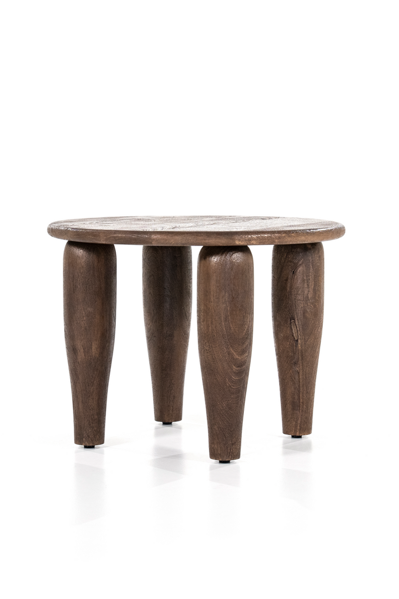 Mango Wood Round Coffee Table | Eleonora Amira  | Woodfurniture.com