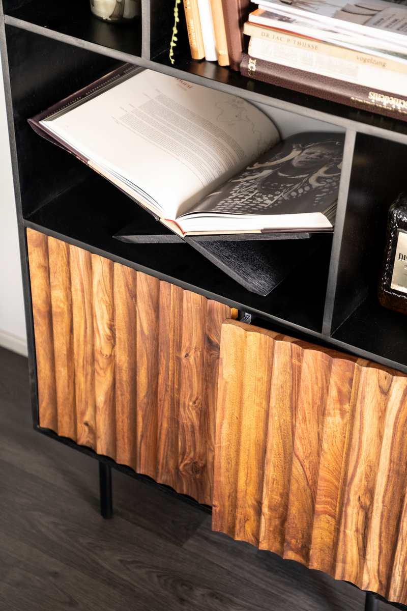 Sheesham Industrial Bookcase | Eleonora Alexander | Woodfurniture.com