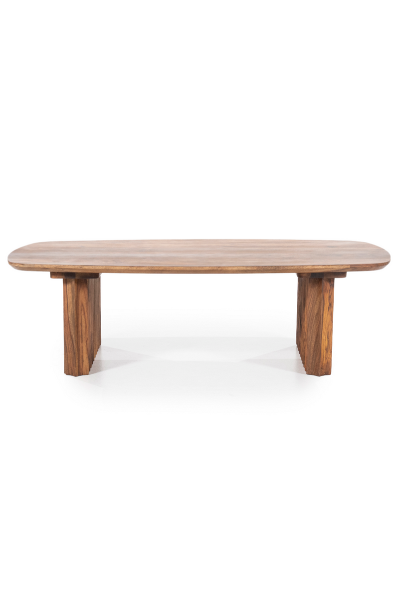 Oval Wooden Coffee Table | Eleonora Alexander | Woodfurniture.com