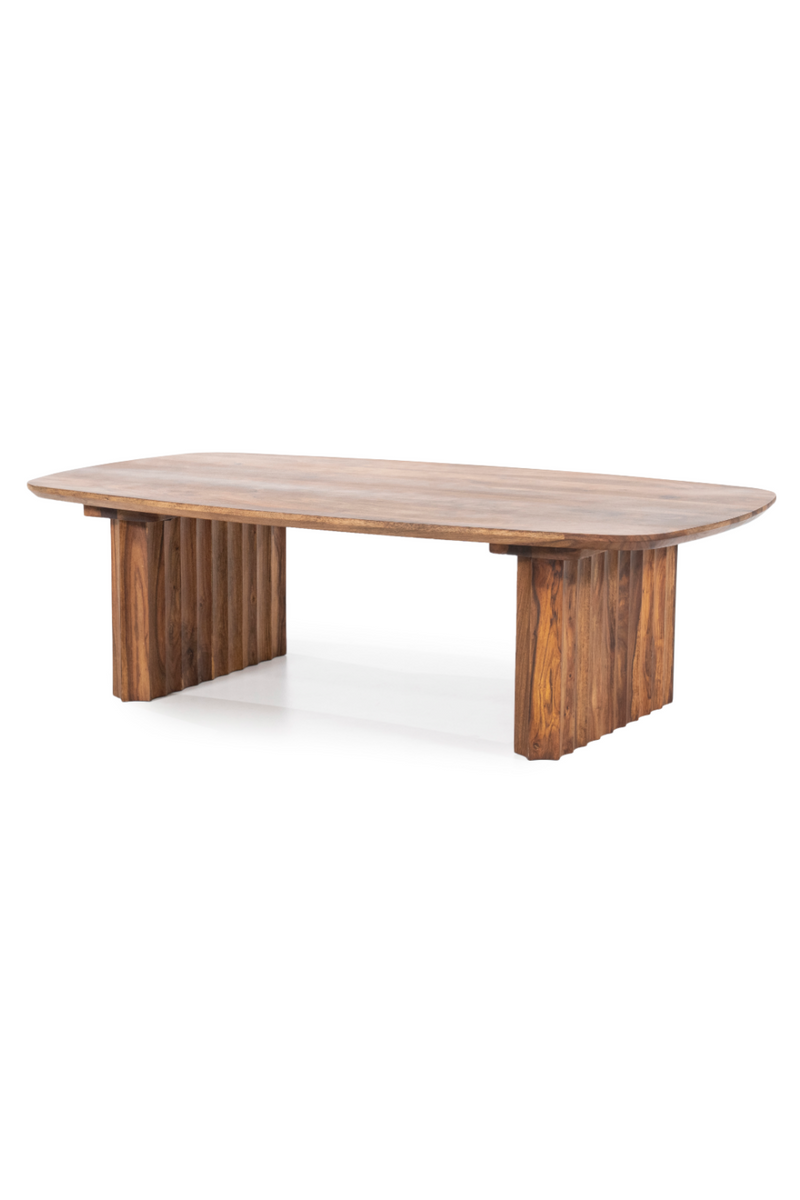 Oval Wooden Coffee Table | Eleonora Alexander | Woodfurniture.com