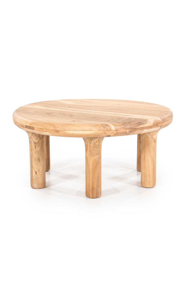 Round Acacia Coffee Table | Eleonora Bram | Woodfurniture.com