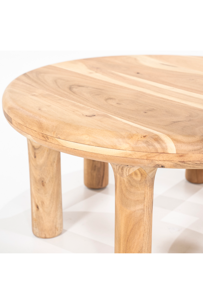 Round Acacia Coffee Table | Eleonora Bram | Woodfurniture.com