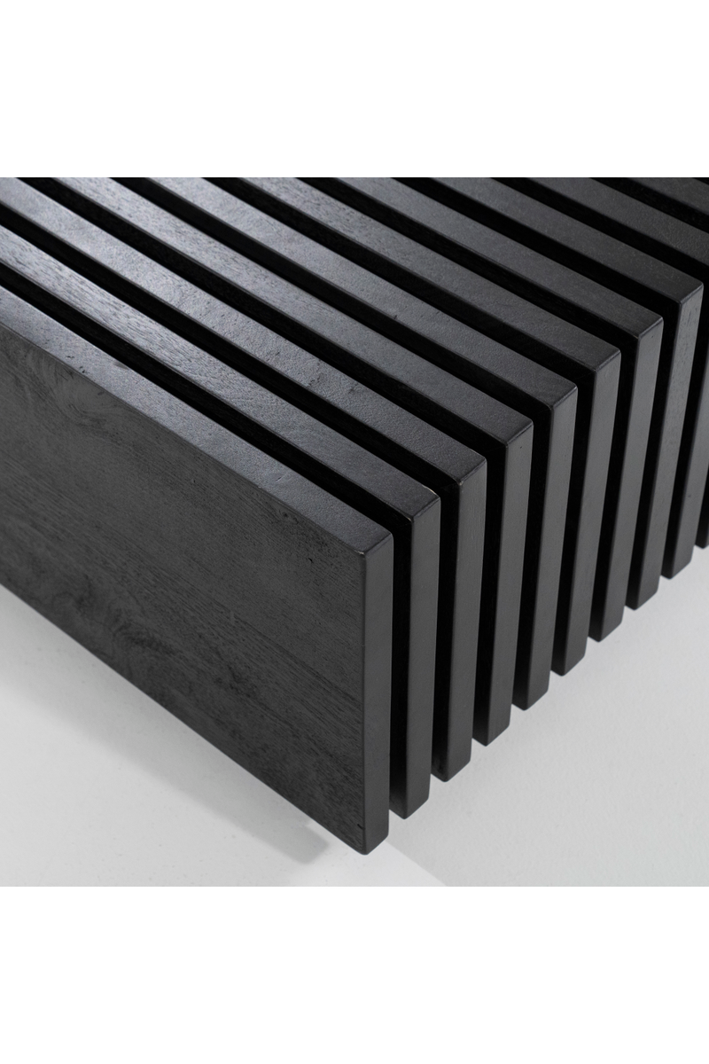 Slatted Cube Side Table | Eleonora Tom | Woodfurniture.com