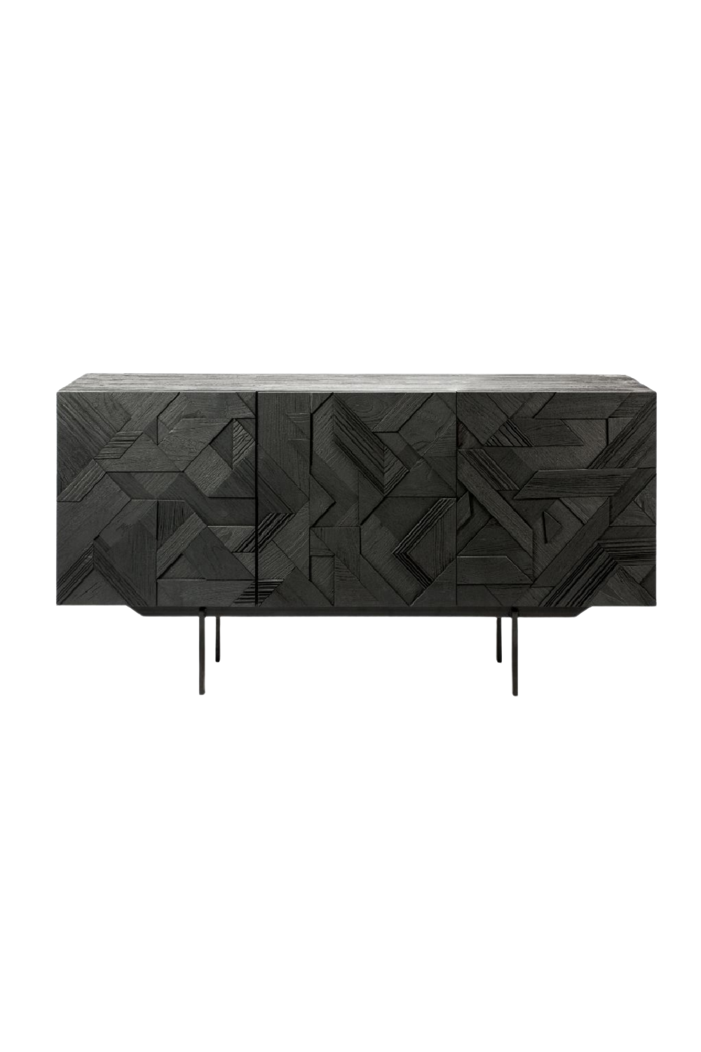 Black Teak Sideboard | Ethnicraft Graphic | Wood Furniture