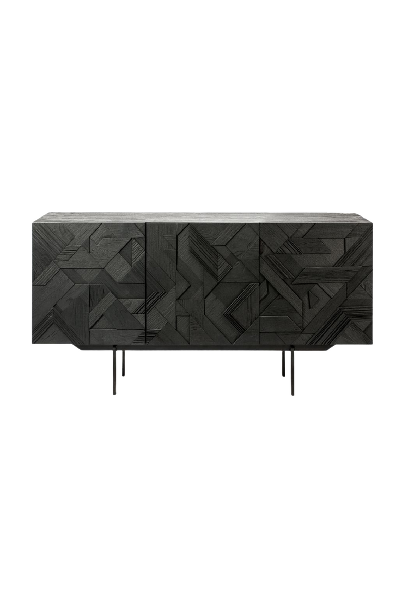 Black Teak Sideboard | Ethnicraft Graphic | Wood Furniture
