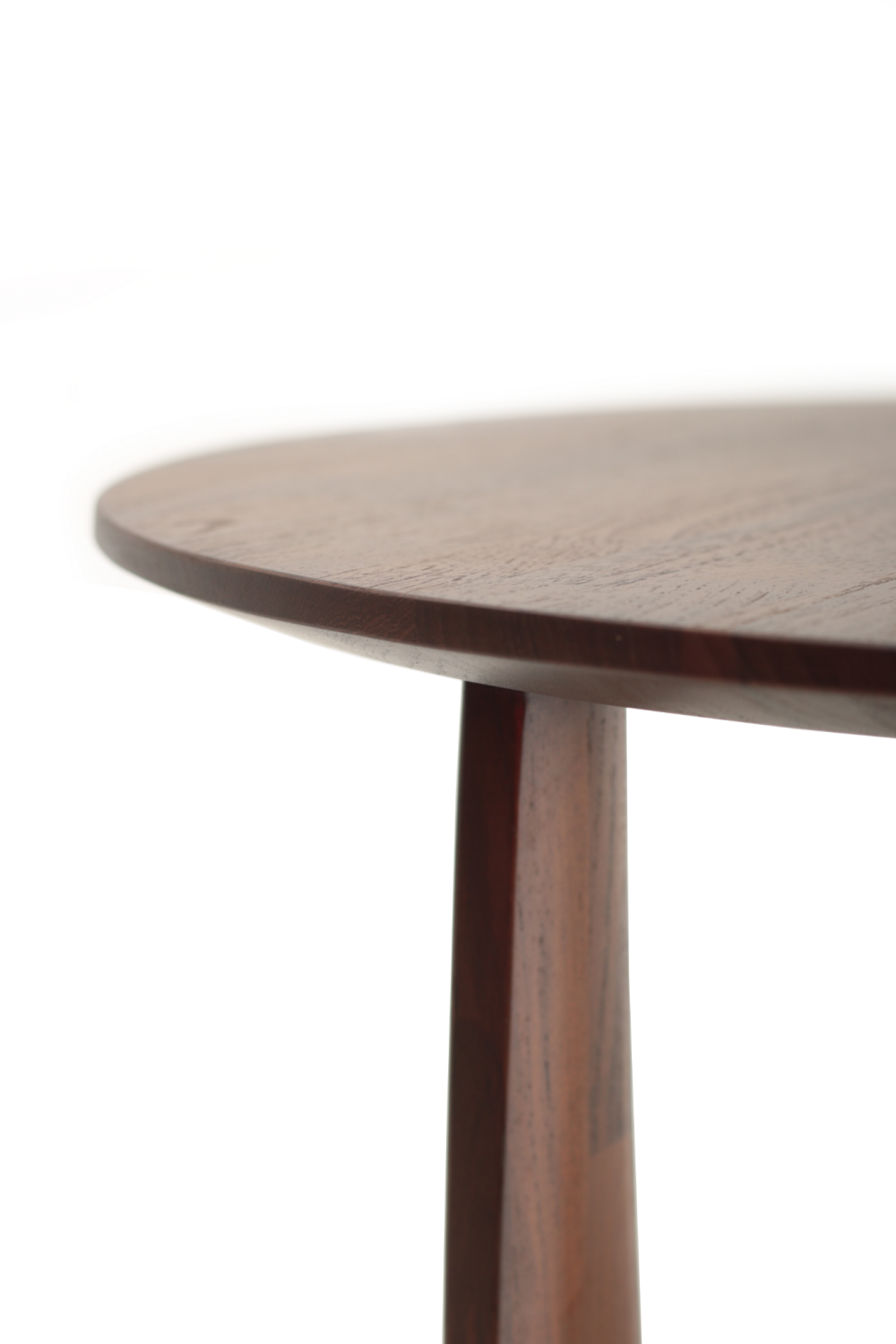 Modern Varnished Side Table | Ethnicraft Geometric | Woodfurniture.com