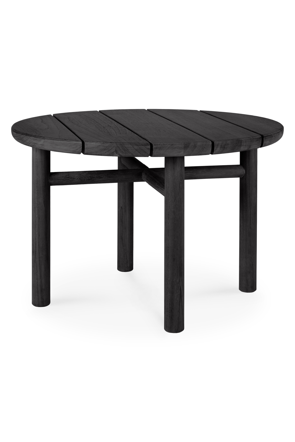 Black Teak Outdoor Coffee Table | Ethnicraft Quatro | Woodfurniture.com