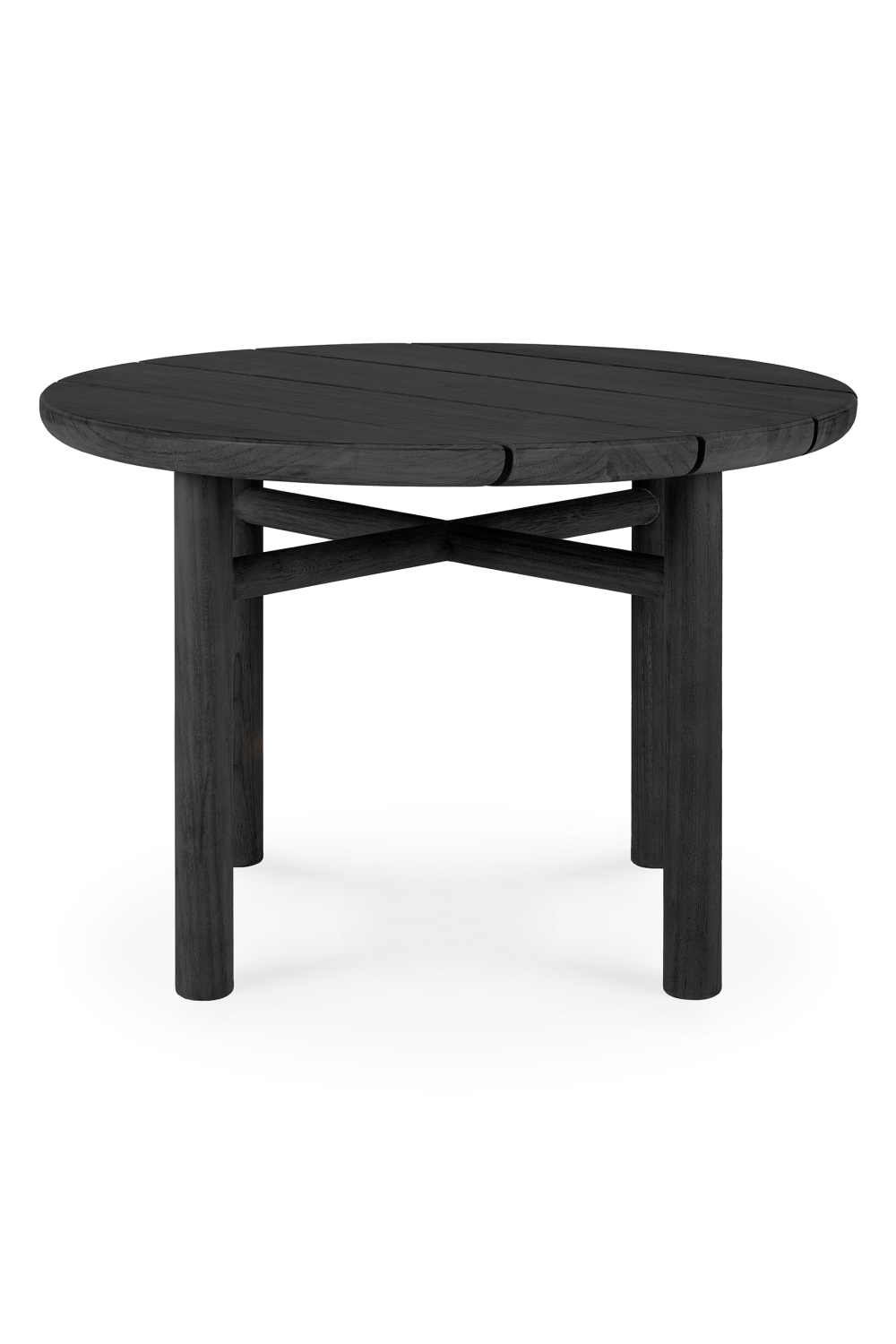 Black Teak Outdoor Coffee Table | Ethnicraft Quatro | Woodfurniture.com