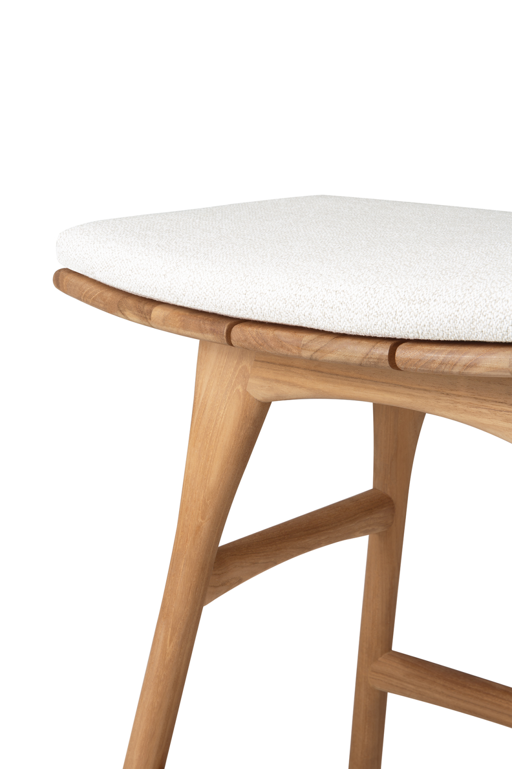 Scandinavian Outdoor Stool | Ethnicraft Osso | Woodfurniture.com