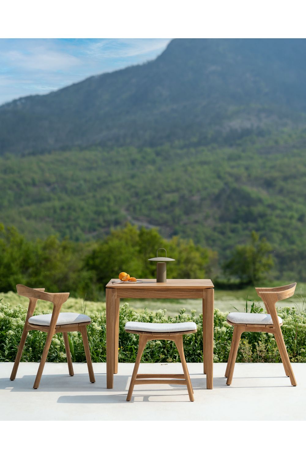 Scandinavian Outdoor Stool | Ethnicraft Osso | Woodfurniture.com