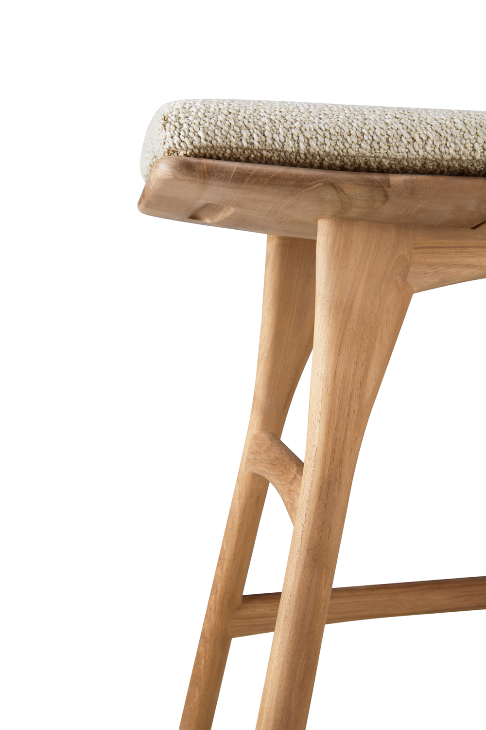 Scandinavian Outdoor Stool | Ethnicraft Osso | Woodfurniture.com