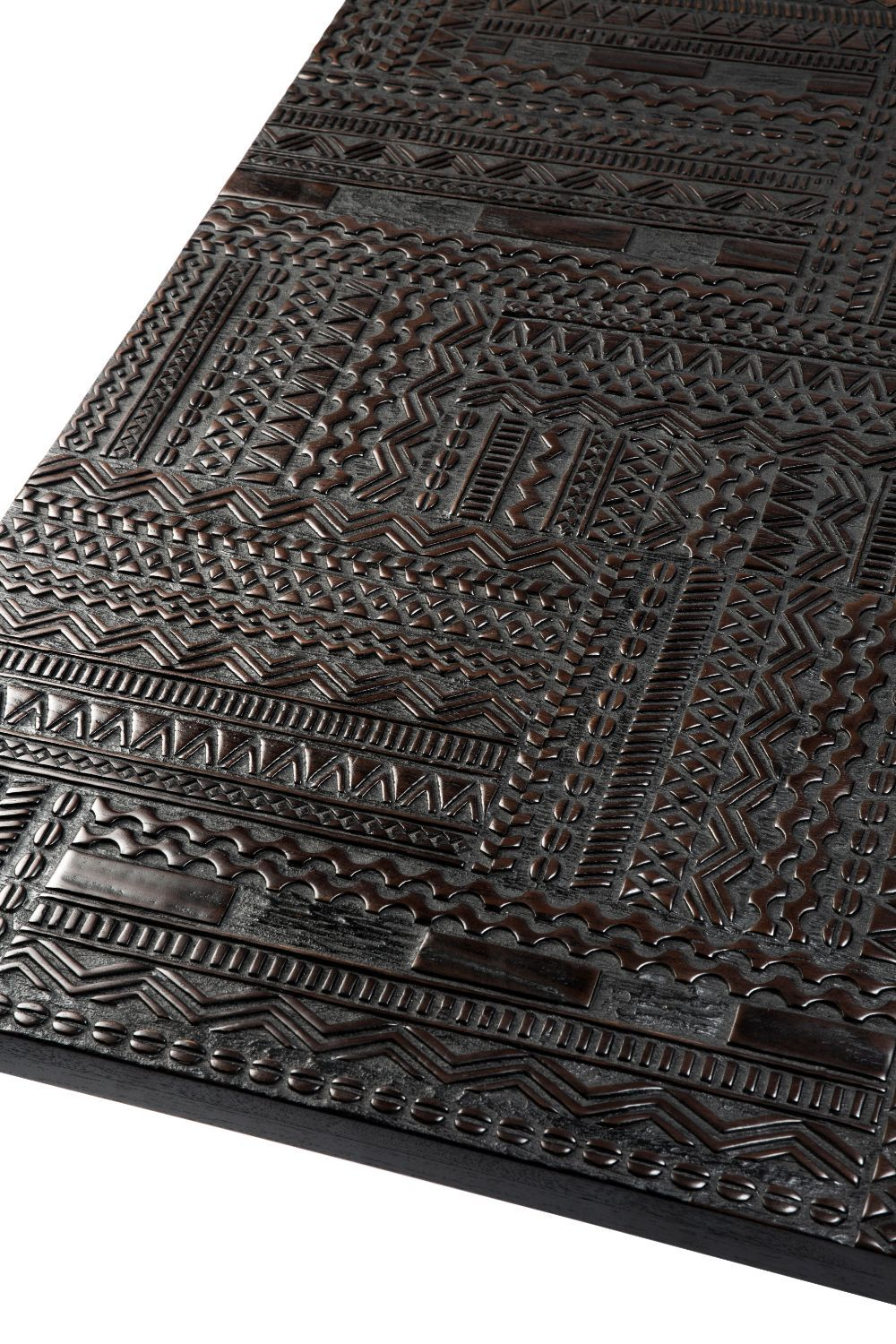 Carved Teak Coffee Table | Ethnicraft Tabwa | Woodfurniture.com