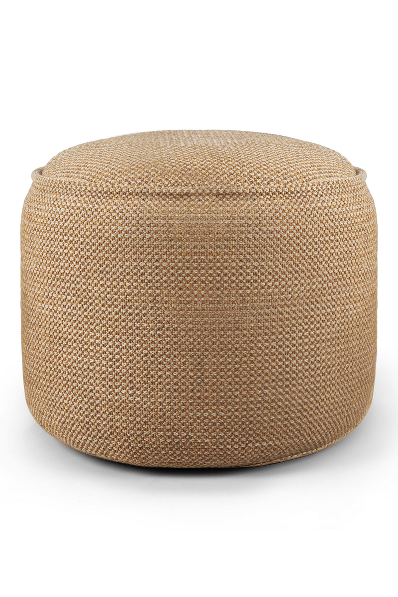Round Outdoor Pouf | Ethnicraft Donut | Woodfurniture.com