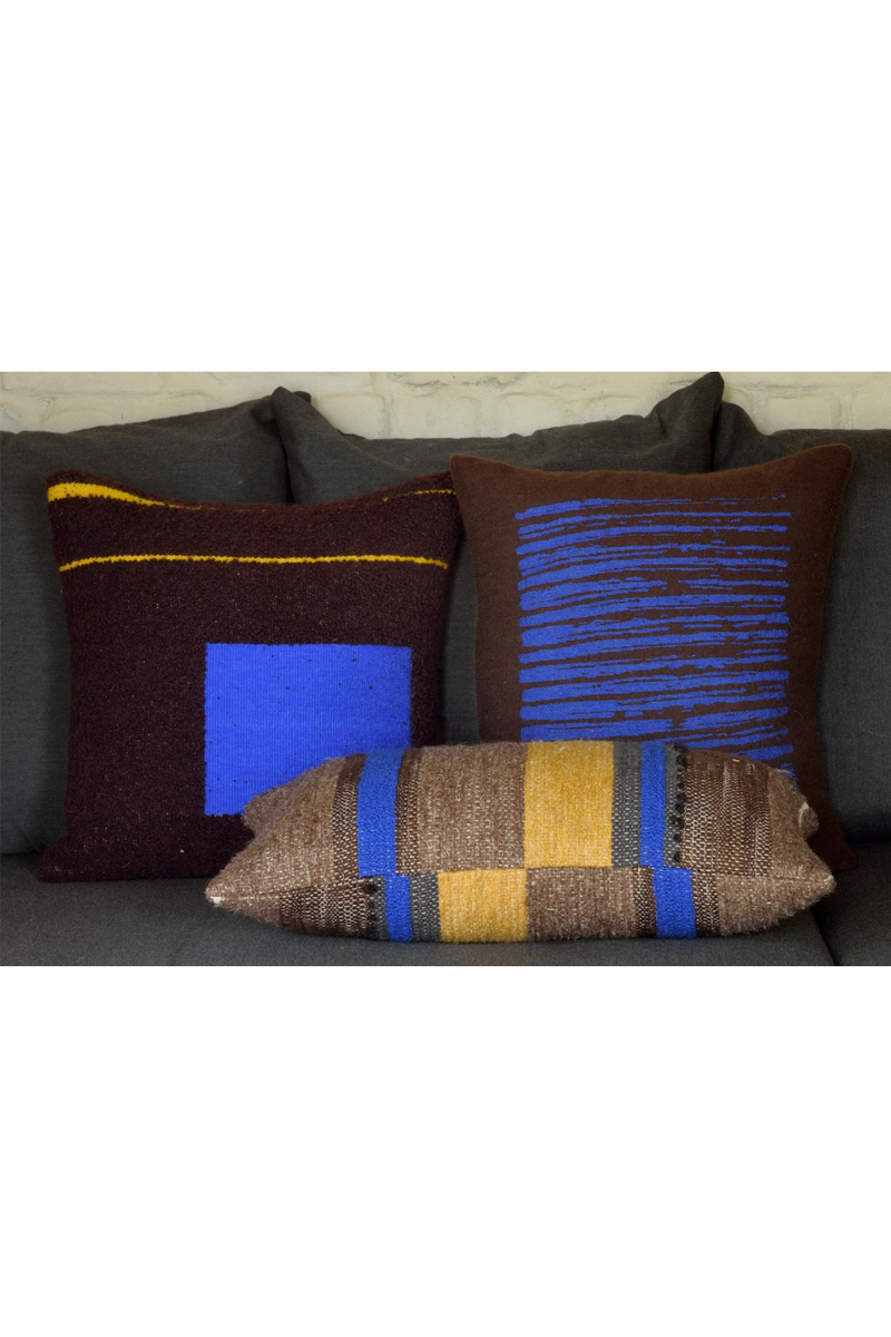 Bright Lumbar Throw Pillow (2) | Ethnicraft Tulum | Wood Furniture