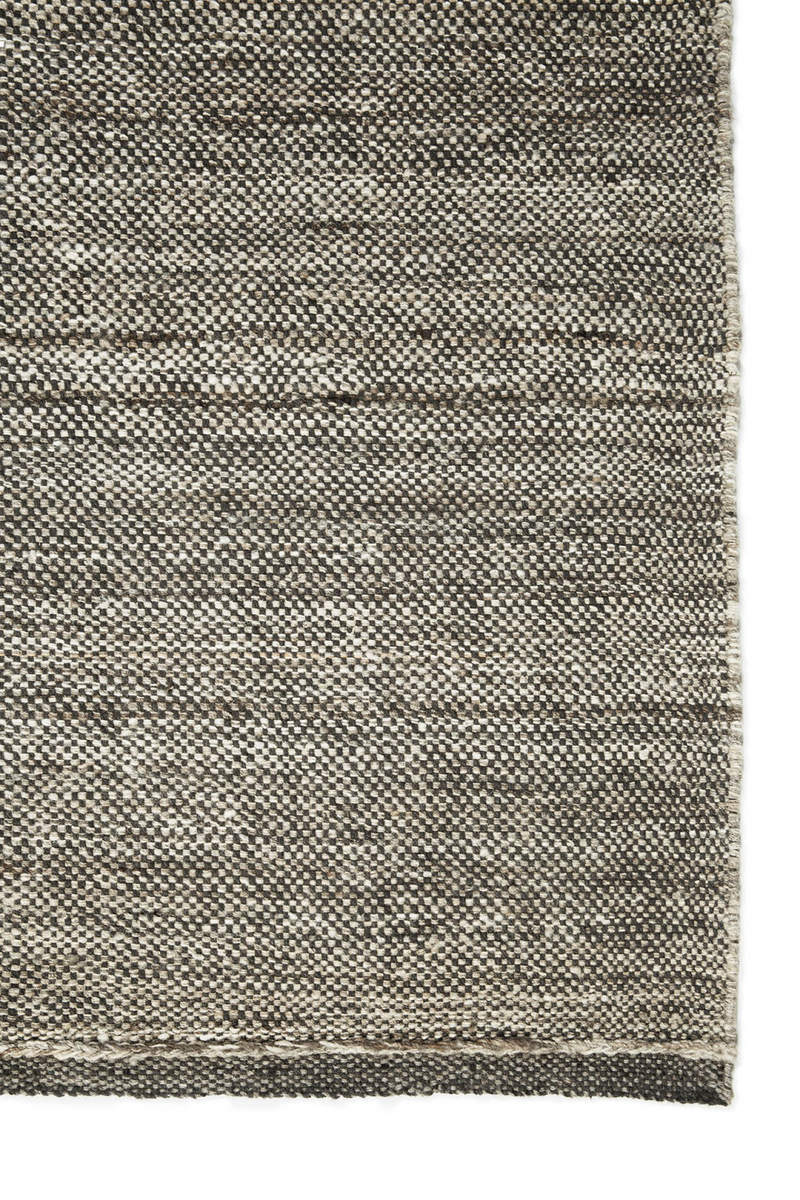 Natural Wool Kilim Rug | Ethnicraft Checked | Woodfurniture.com