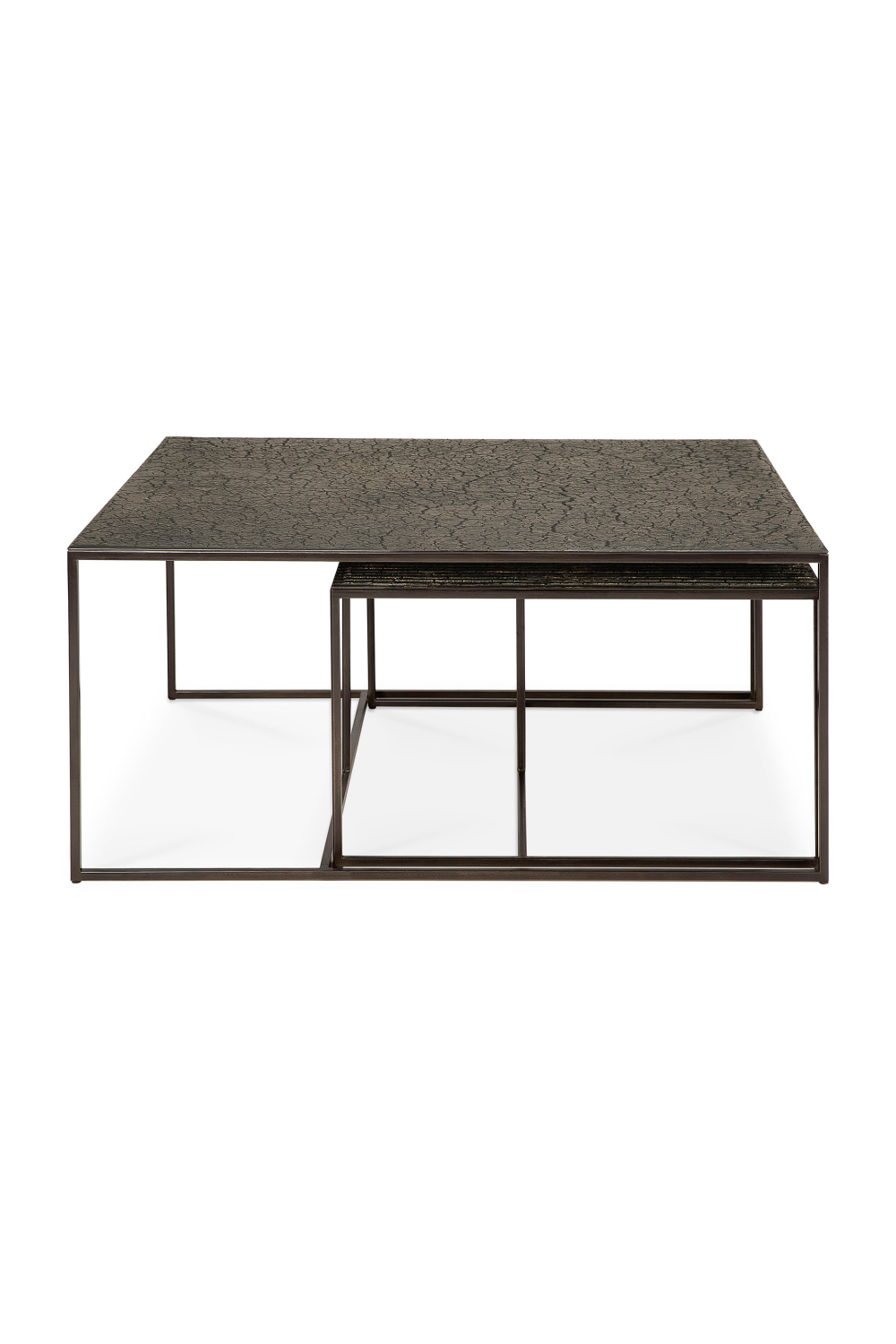 Mineral Rectangular Nesting Coffee Tables (2) | Ethnicraft Pentagon | Woodfurniture.com