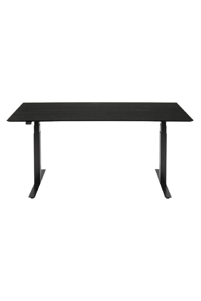 Adjustable Oak Standing Desk | Ethnicraft Bok | Woodfurniture.com