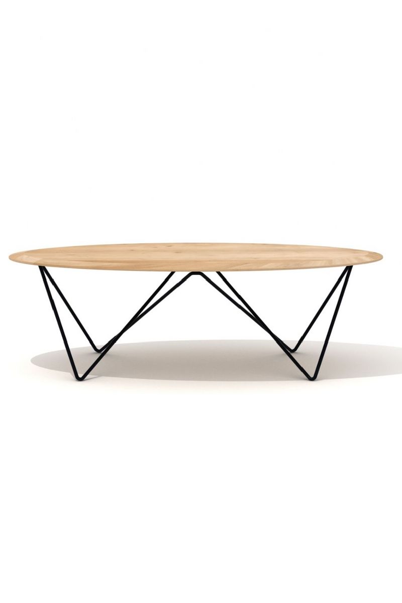 Oak Round Coffee Table | Ethnicraft Orb | Wood Furniture